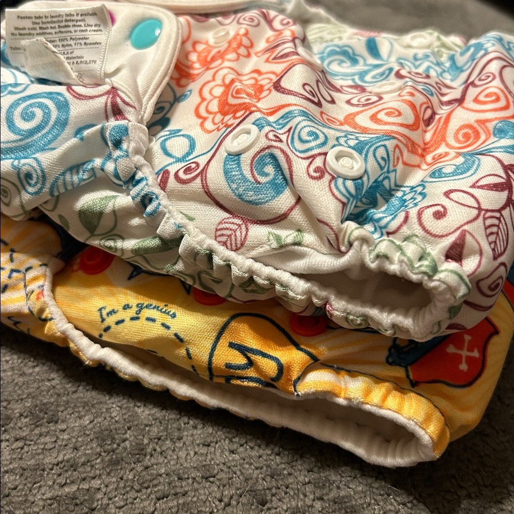 BumGenius Colorful Patterned Cloth Diaper bundle⭐️ - Picture 6 of 14